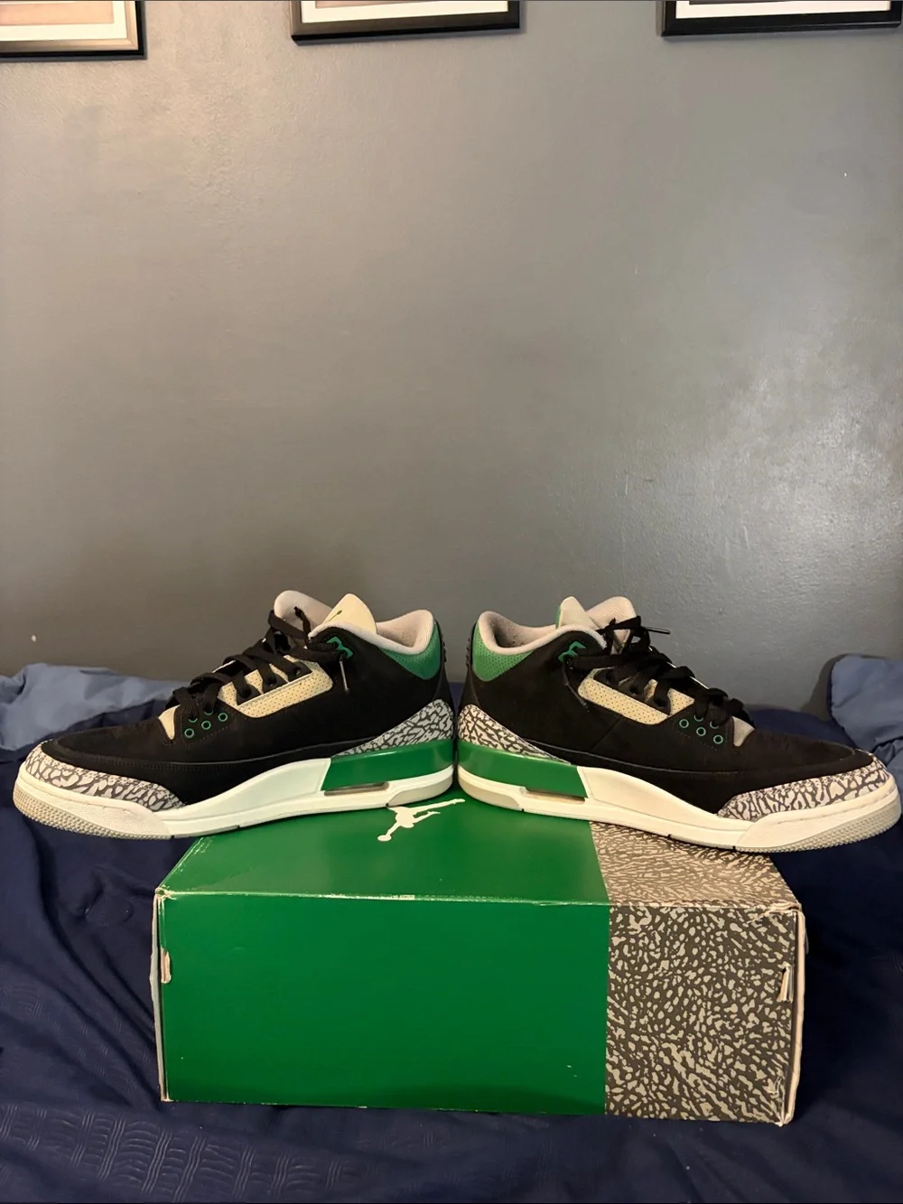 Jordan Air Jordan 3 Retro Black Pine Green